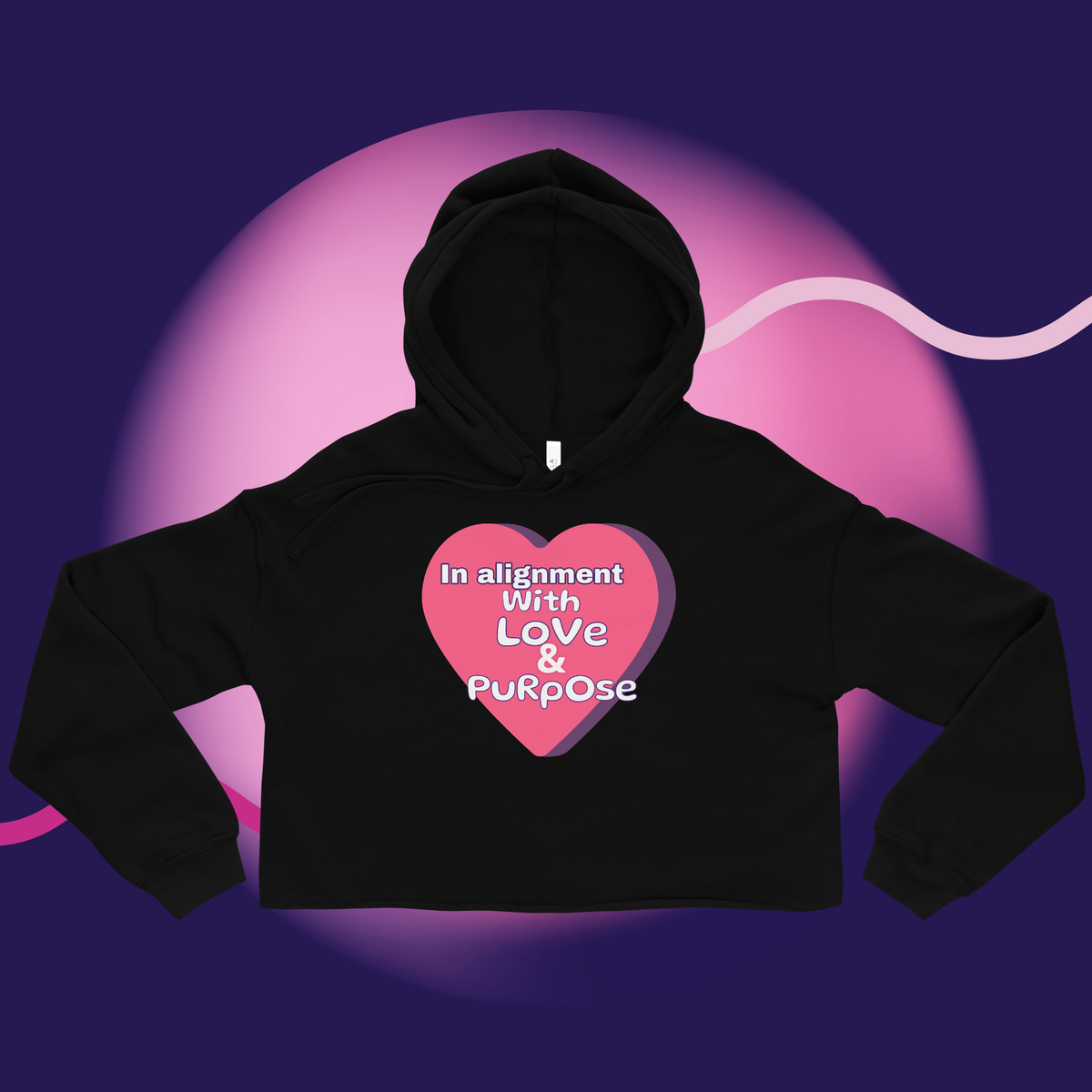 Love & Purpose Crop hoodie